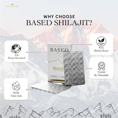 VitaCore® Based Shilajit Tablets