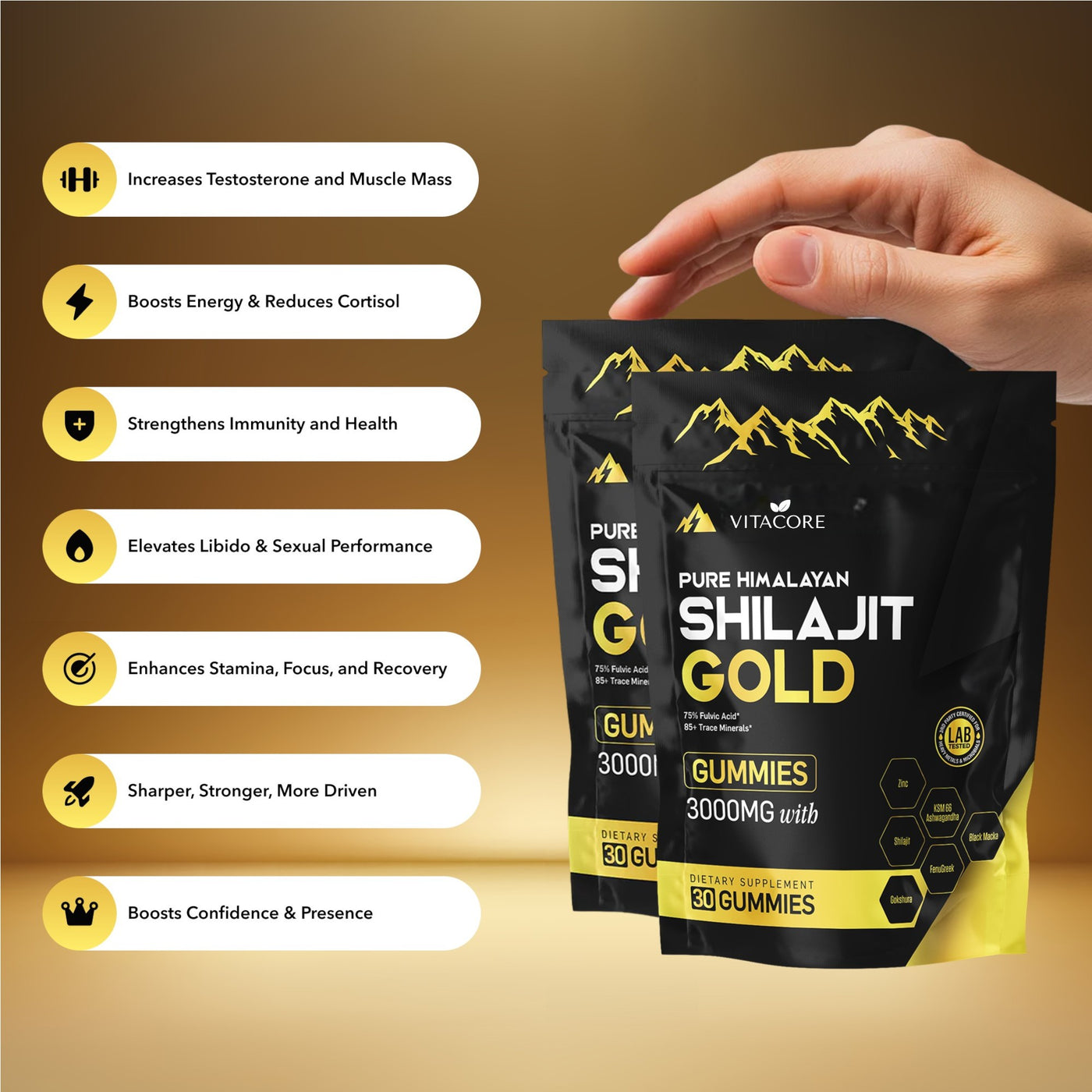 VitaCore® Ultimate Peak Shilajit Blend