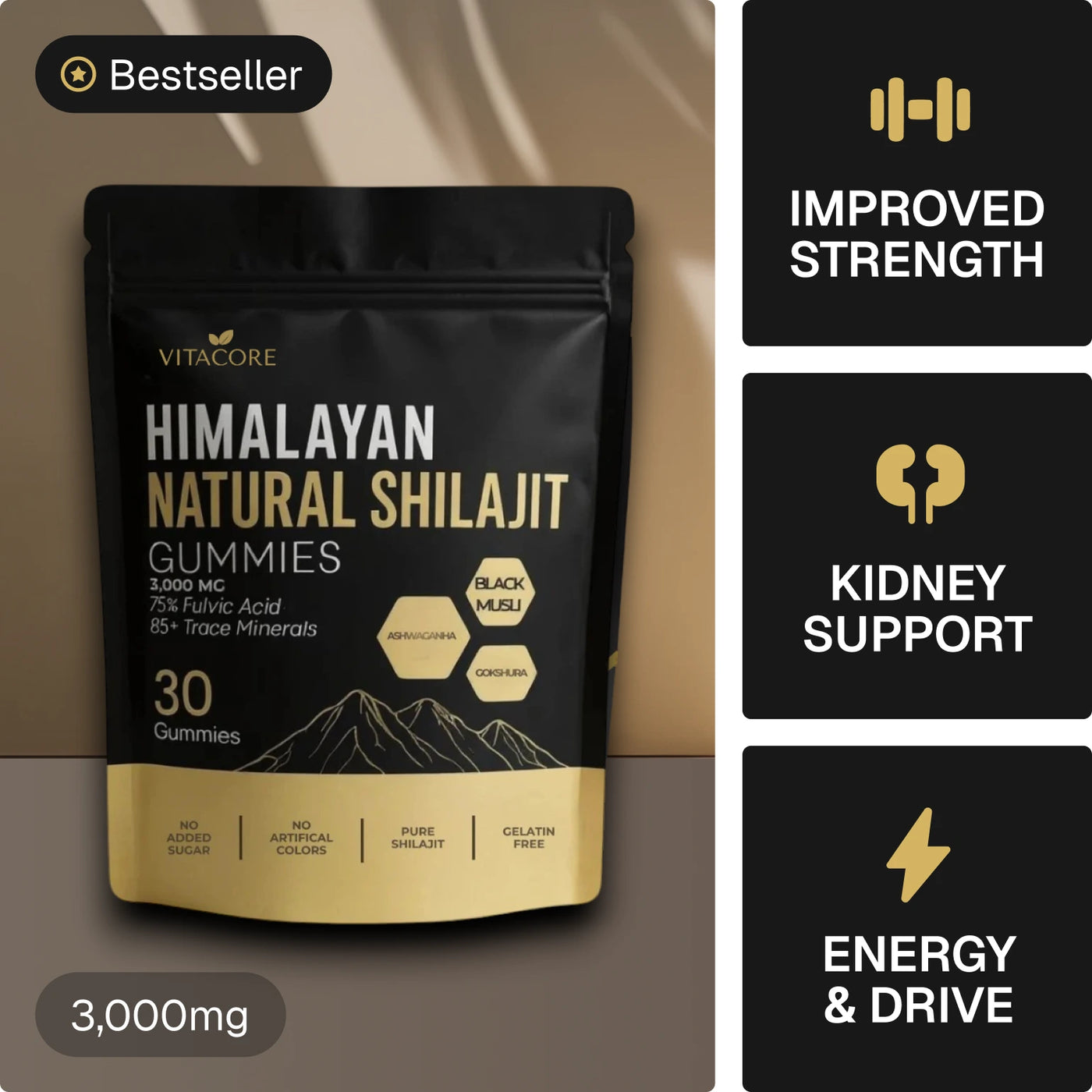 Himalayan Natural Shilajit Gummies